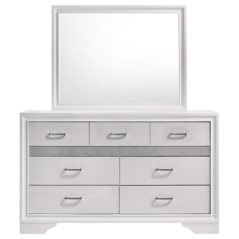 Miranda Contemporary Wood 7-drawer Dresser White
