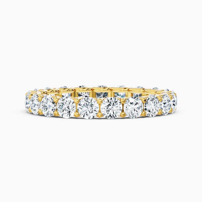 Auriya 14k Gold Round Lab Grown Diamond Eternity Band 2.10 - 9.75 ct. tw. (F-G, VS) - 2.10 ct. wt. - 5.5 - Yellow