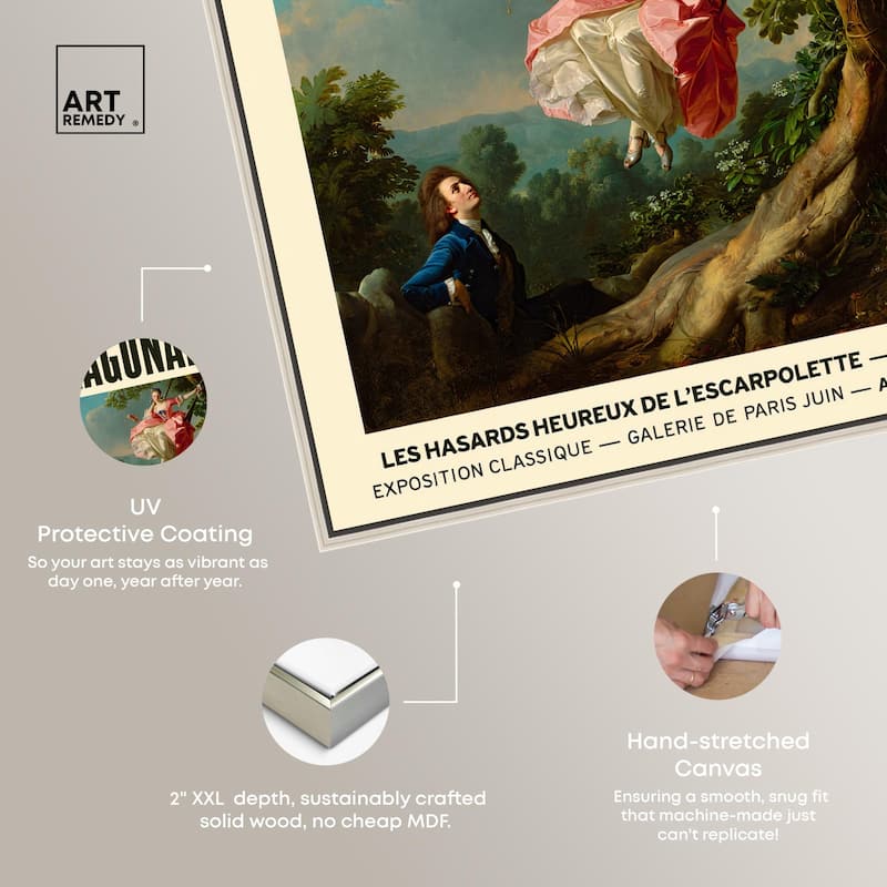 Fragonard's Swing Canvas by Art Remedy