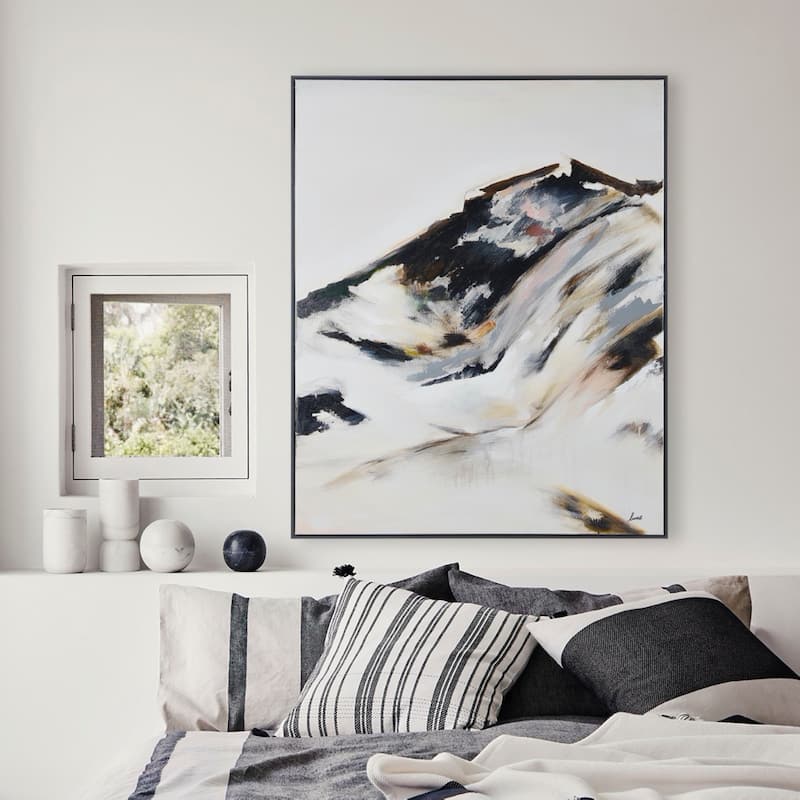 Renwil Infusion 40" Wide Canvas Art, Black