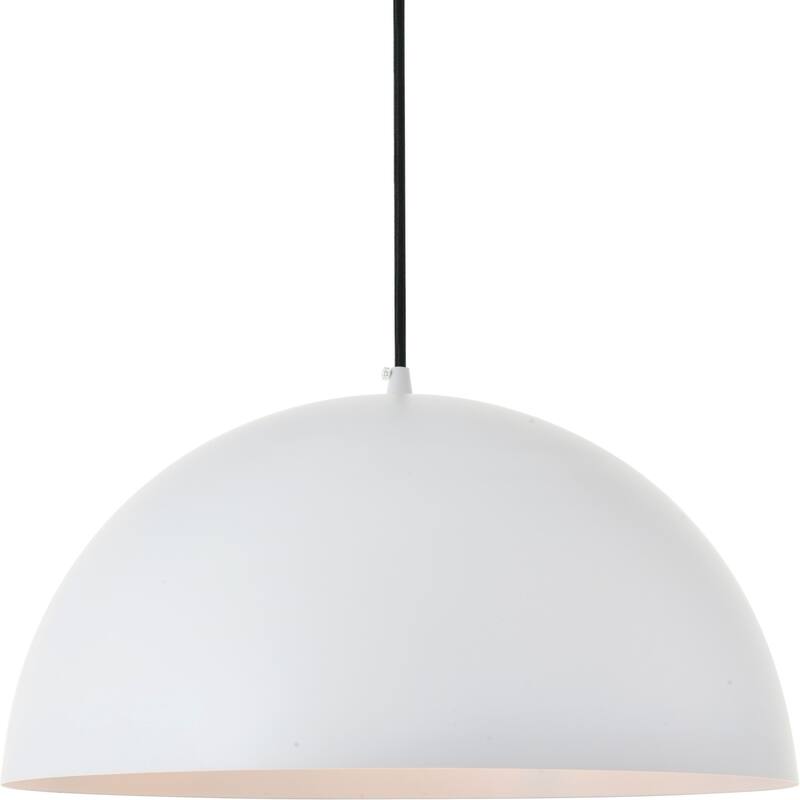 Elegant Lighting Forte Single Light 16" Wide Pendant - White