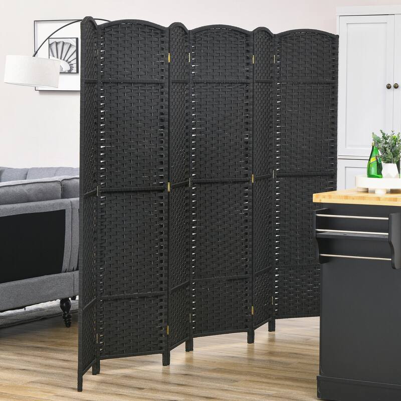 Folding Freestanding Privacy Screen for Home and Office