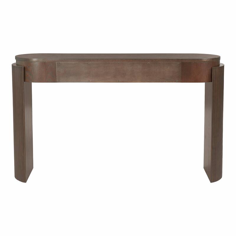 Entryway Table with Natural Wood Grain Finish