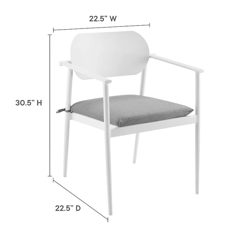 Aeris 7-Piece Outdoor Patio Aluminum Dining Set