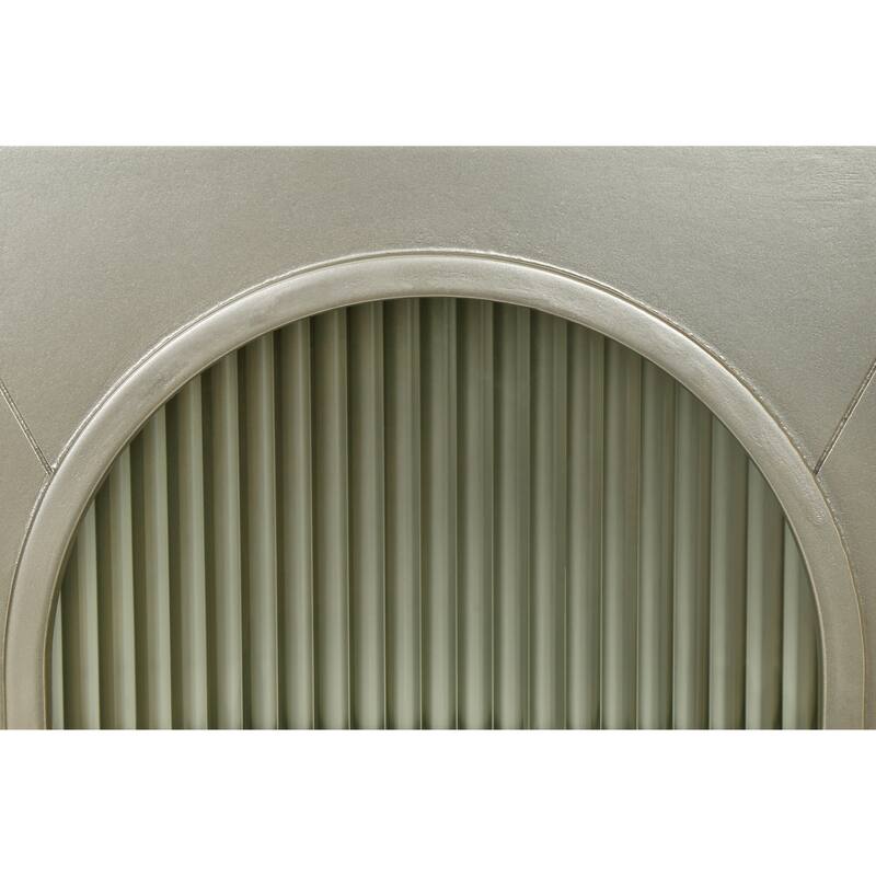 GDFStudio - Azureline Modern Wooden TV Stand with Glass Doors and Adjustable Storage for 65+ Inch TVs