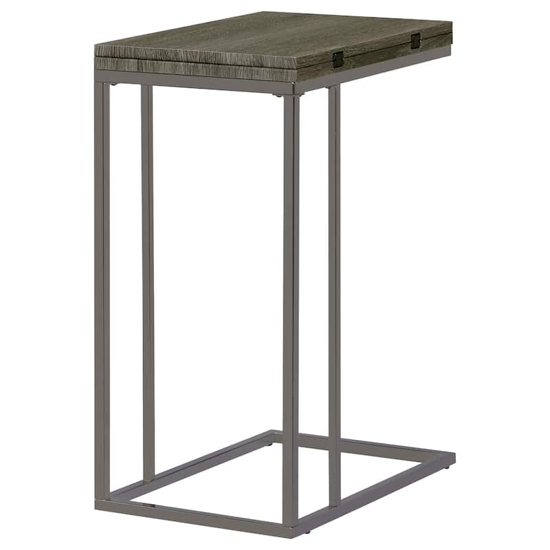 Pedro Expandable C-Shaped Sofa Side Table