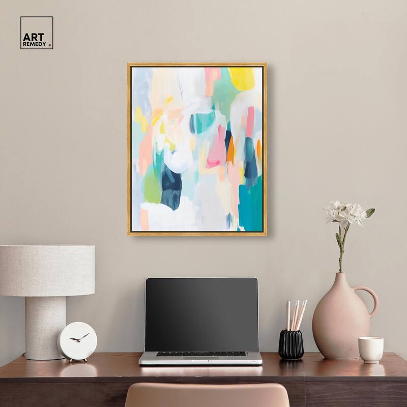 Layered Lush I Canvas by Art Remedy
