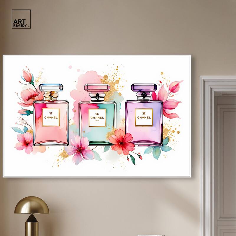 Trio of Fragrance Canvas by Art Remedy