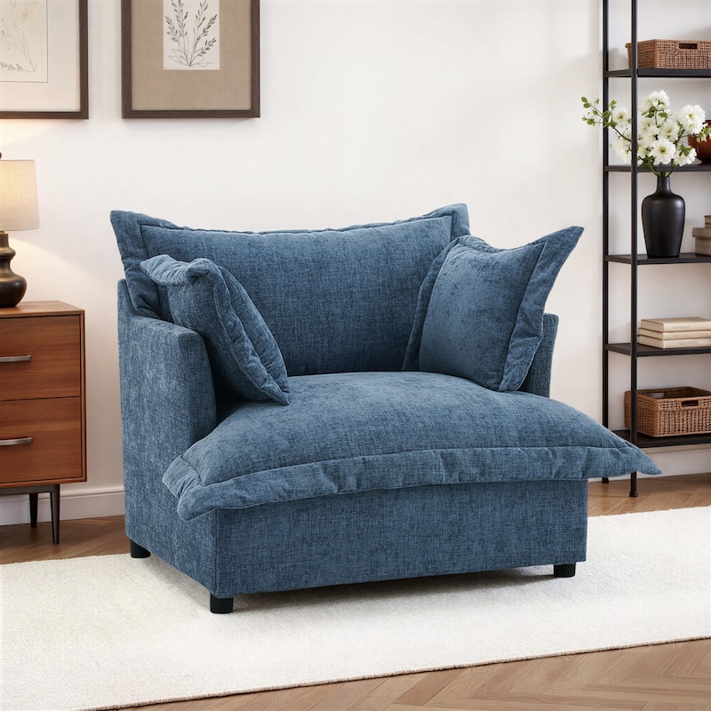 Double Layer Cushion Comfy Cloud Modular Sectional Sofa Set