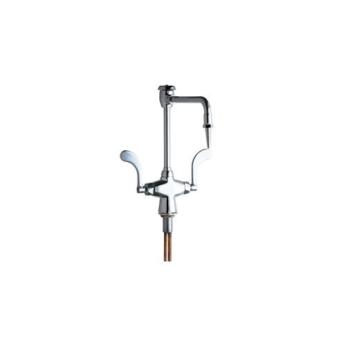 Shop Chicago Faucets 930 Gn8bvbe7 317xk Single Hole Lab Faucet