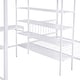 preview thumbnail 6 of 7, Full Over Twin Bunk Bed With Built-in Desk,Shelves And Ladder for Bedroom