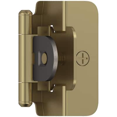 Amerock BP8704 Functional Hardware 1/2" Overlay Surface Mount Cabinet - Golden Champagne