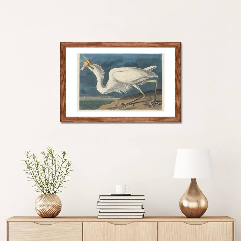iCanvas "Great White Heron, 1835" by John James Audubon