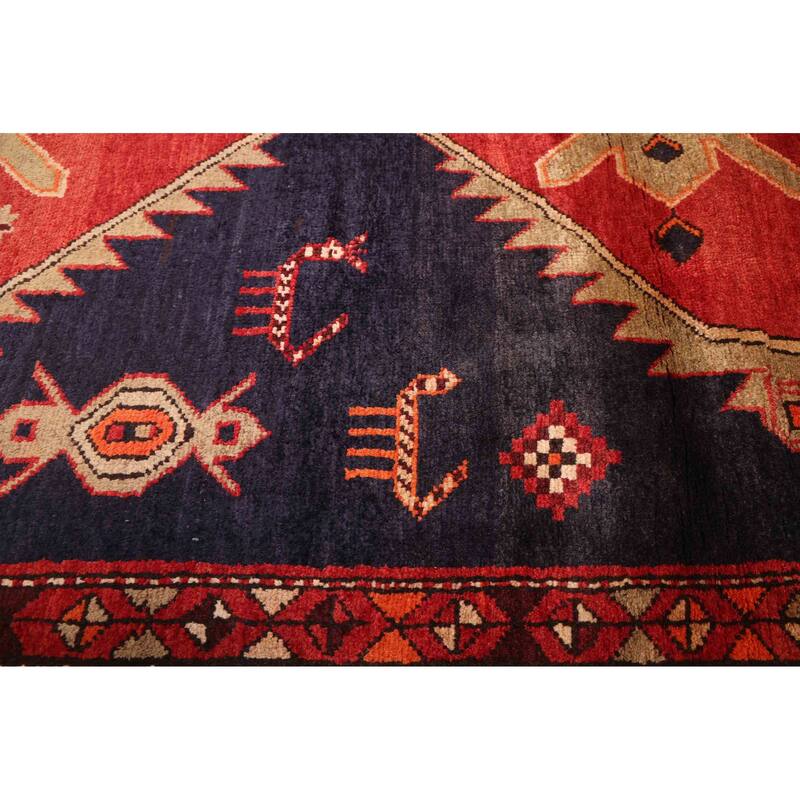 ECARPETGALLERY Hand-knotted Konya Anatolian Dark Navy Wool Rug - 4'0 x 10'4