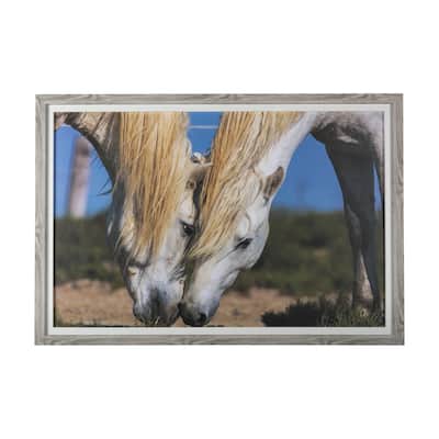Nuzzled Together Framed Art Print