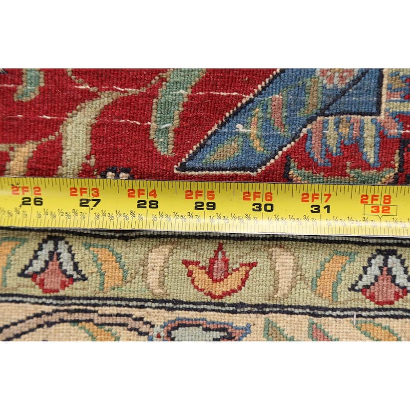 Wool/ Silk Vegetable Dye Tabriz Area Rug Hand-knotted Oriental Carpet - 4'2" x 6'1"
