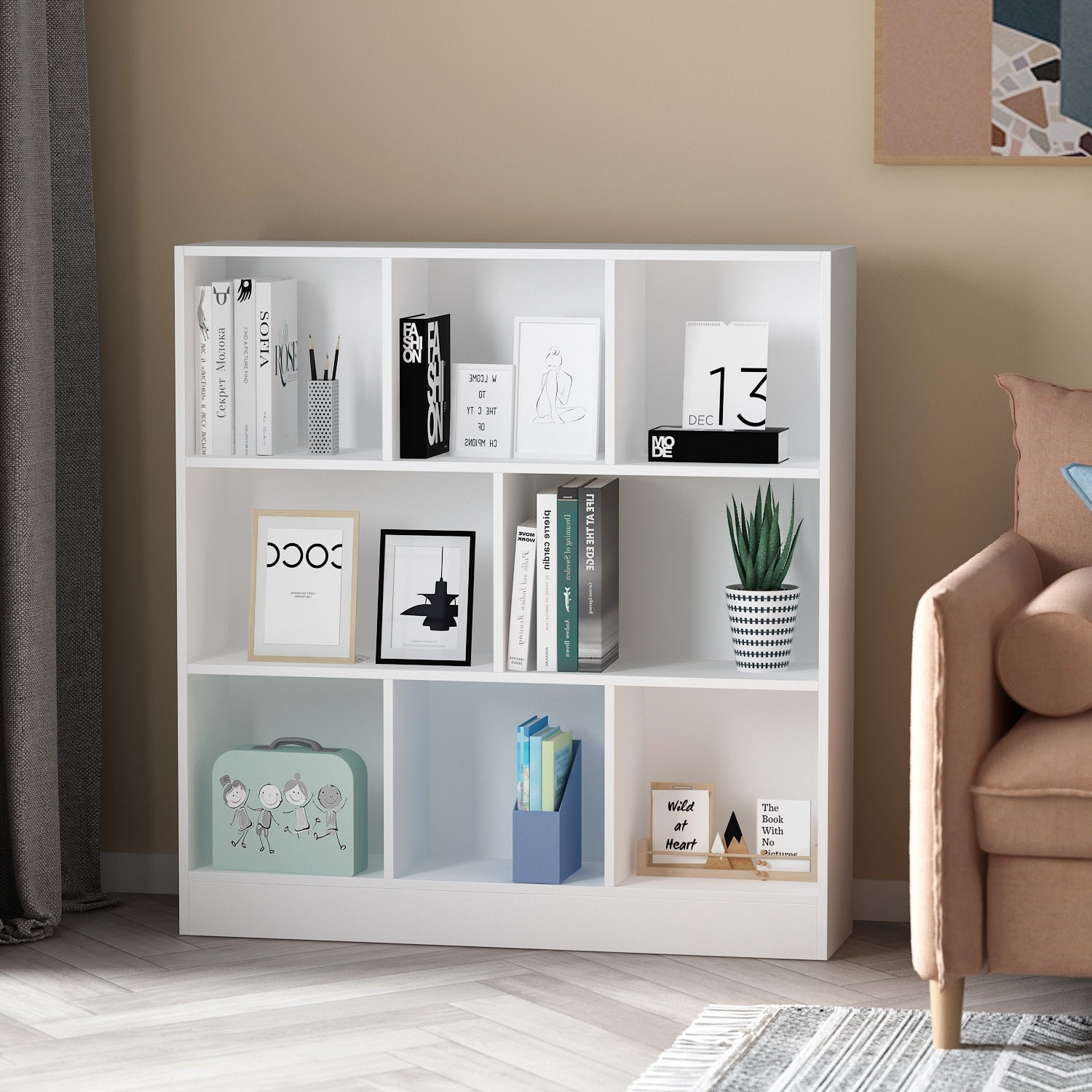40.9'' H x 39.4'' W Standard Bookcase