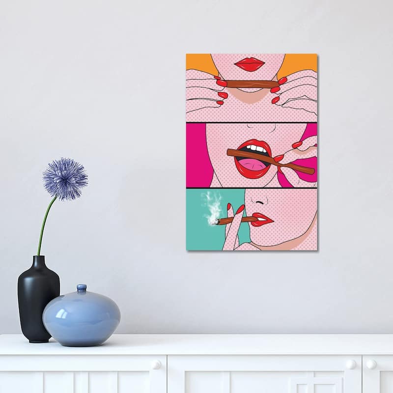 iCanvas "Weed Time" by Mark Ashkenazi Canvas Print - 18x12x1.5