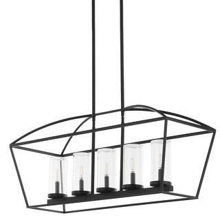 Quorum International 71-5 Odeon 5 Light 38" Wide Linear Chandelier