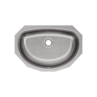 Elkay Asana Stainless Steel 19-1/2" x 13-5/16" x 6-1/4", Single Bowl Undermount Bathroom Sink