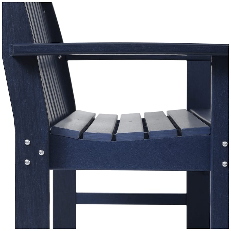 Polytrends Laguna 3-Piece Outdoor Patio Bench Set With Coffee Table