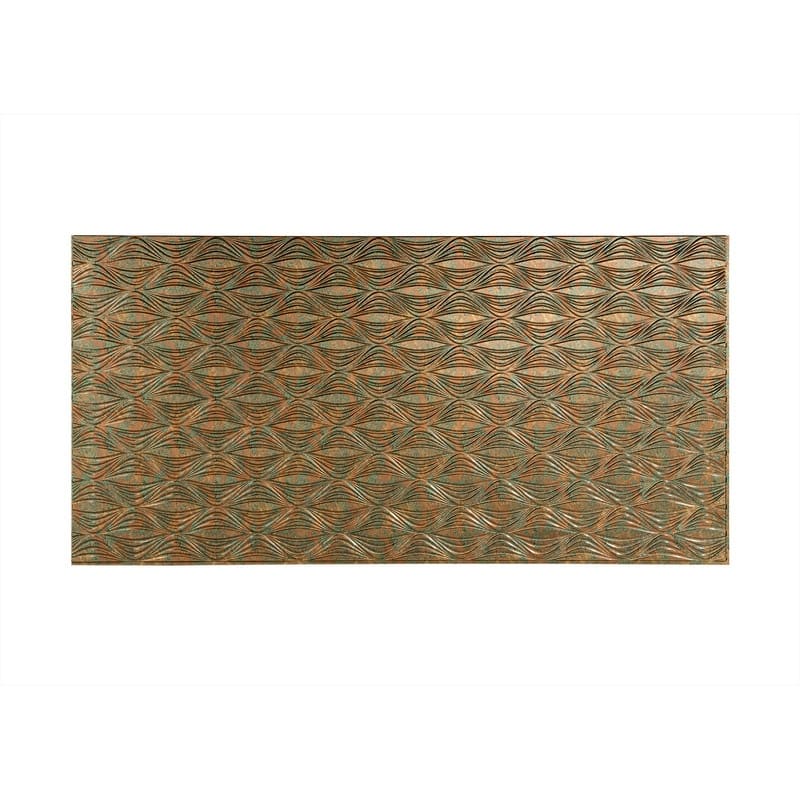 FASÄDE Shallot 4-foot x 8-foot PVC Wall Panel in Copper Fantasy - Gold - 4 x 8