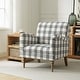 preview thumbnail 37 of 43, HULALA HOME Mandan 29.5" Wide Farmhouse Accent Armchair with Solid Wood Legs