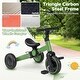 preview thumbnail 17 of 18, Gymax 5-In-1 Toddler Bike Kids Balance Bike w/ Removable Pedals