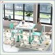 preview thumbnail 7 of 8, 3 Pieces Kids Table and Chairs, Height Adjustable Toddler Table and Chair Set with Storage, Activity Table 2 Chairs