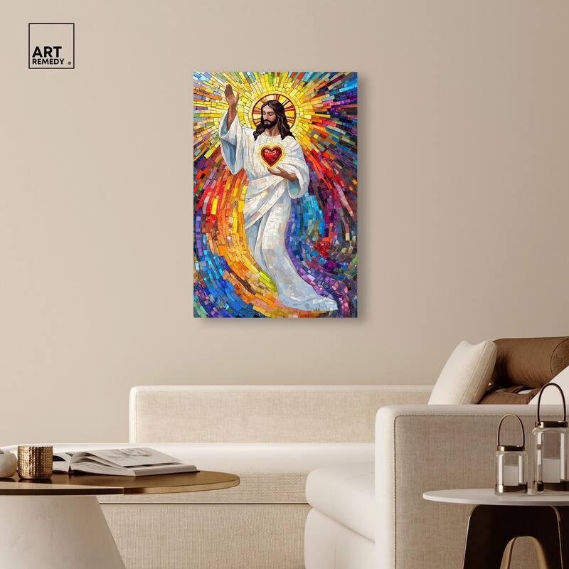Blocks of Benediction II Canvas by Art Remedy, Gallery Wrapped