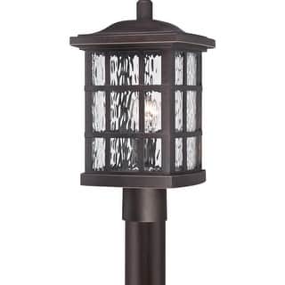 Stonington 1-Light Outdoor Post Mount in Palladian Bronze