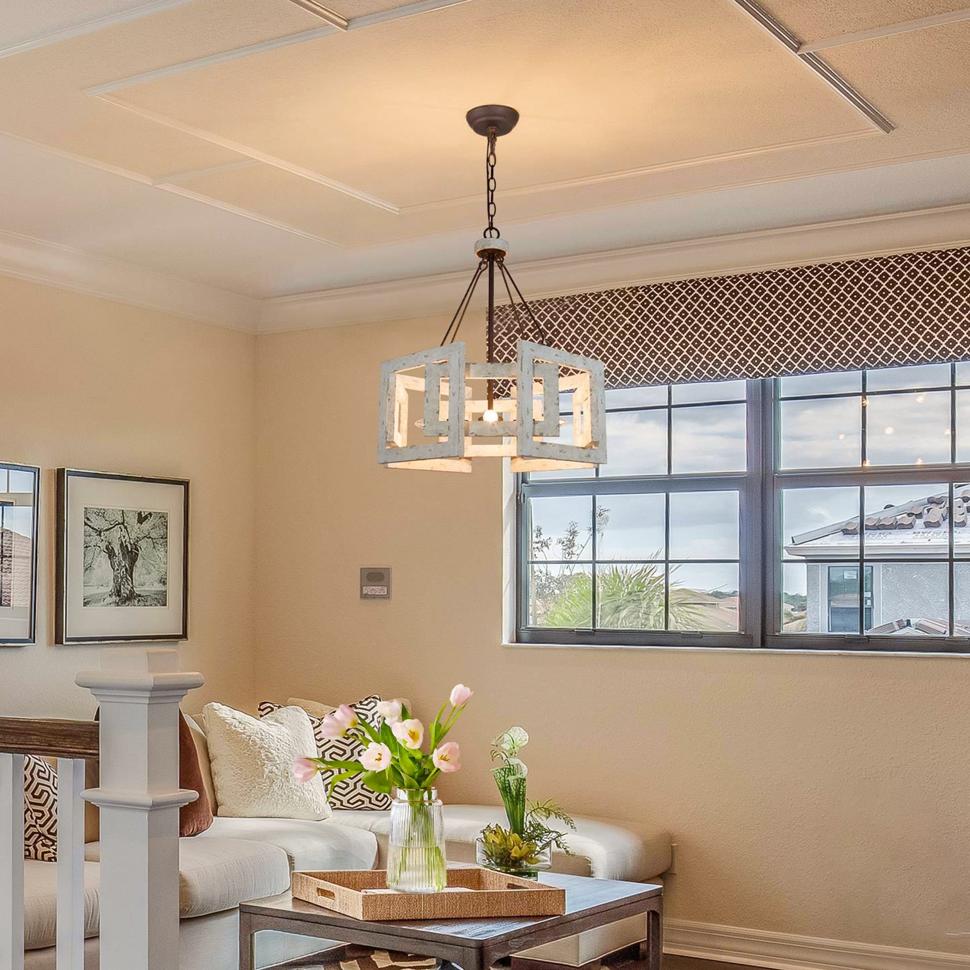 Rustic ceiling lights for living room cheap