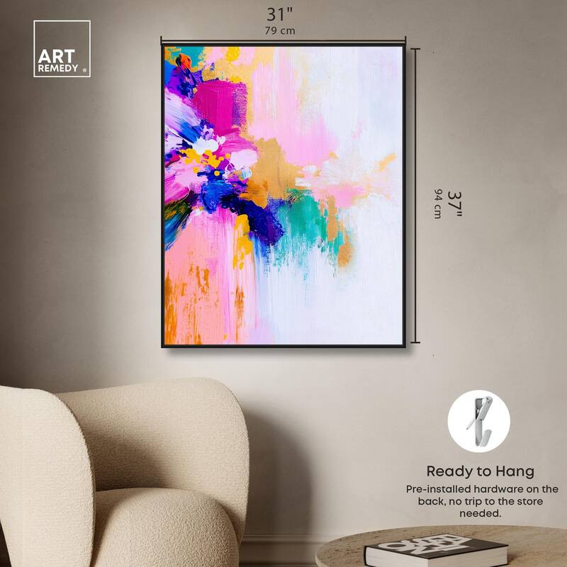 Contrast of Purity III Canvas by Art Remedy