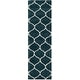preview thumbnail 106 of 122, SAFAVIEH Hudson Shag Ogee Trellis 2-inch Thick Area Rug 2'3" x 6' Runner - Slate Blue/Ivory