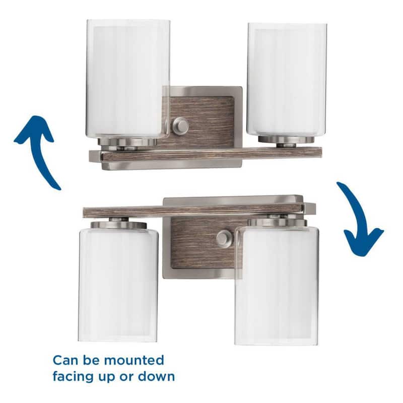 Progress Lighting Mast 2 Light 14" Wide Bathroom Vanity Light