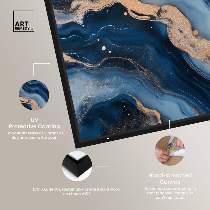 Deep Sea Geode II Canvas by Art Remedy