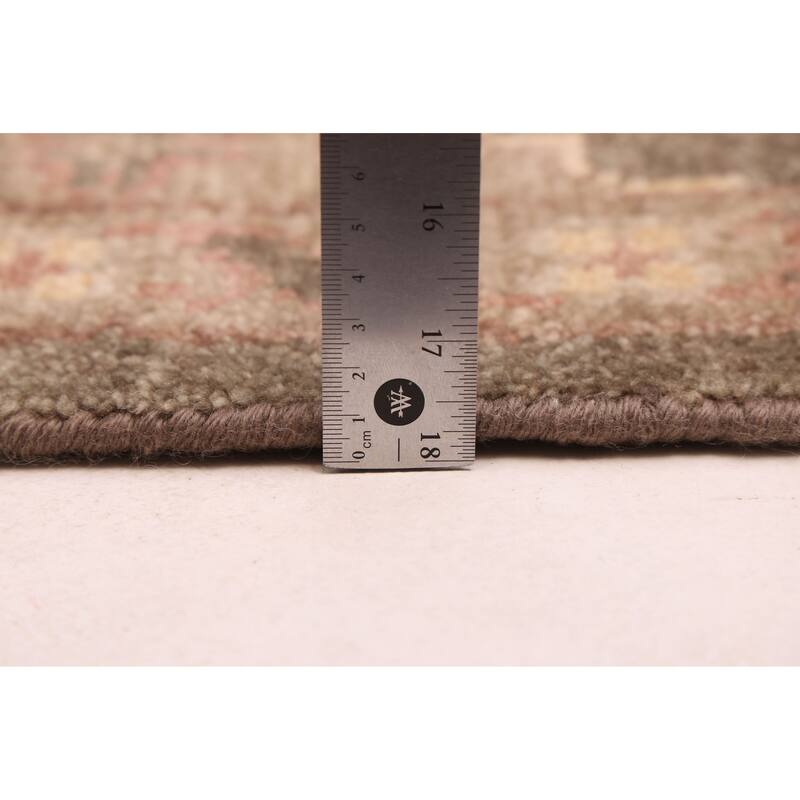 ECARPETGALLERY Hand-knotted Jules Serapi Brown, Taupe Wool Rug - 8'2 x 10'2