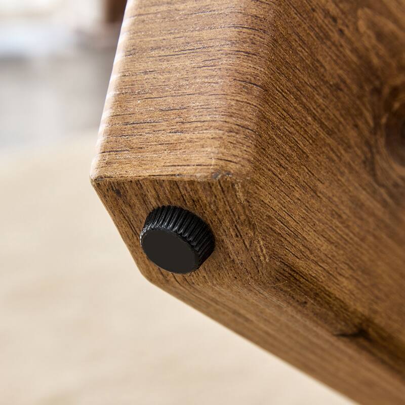 Circular glass coffee table