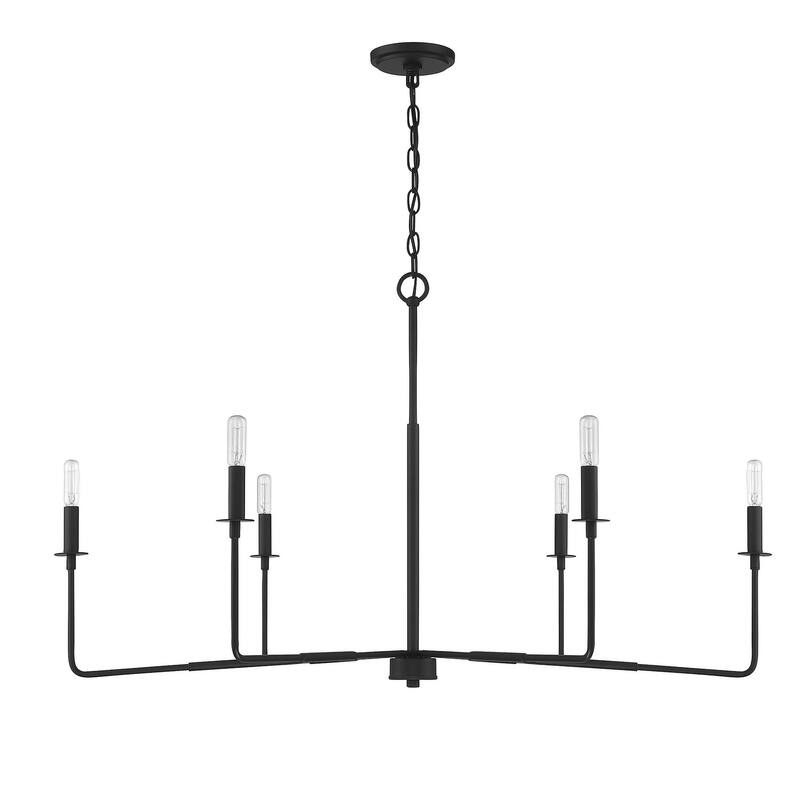 Savoy House Salerno 6 Light 42" Wide Chandelier