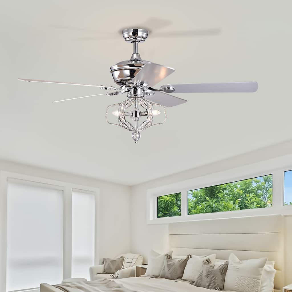 Crystal Ceiling Fan with Lights