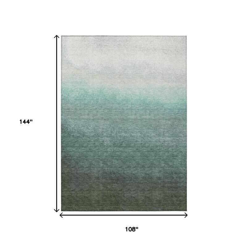 HomeRoots Ombre Transitional Rectangle Outdoor Rug