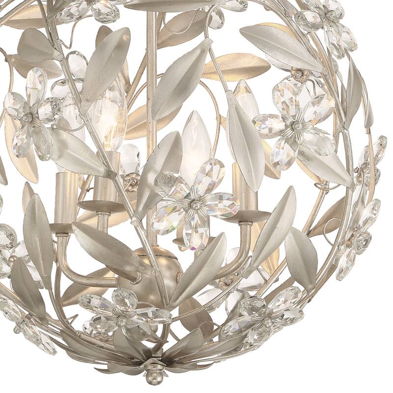 Crystorama Lighting Group MSL-314 Marselle 4 Light 17" Wide Crystal