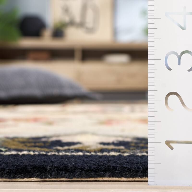 SAFAVIEH Handmade Chelsea Myranda French Country Rooster Wool Rug