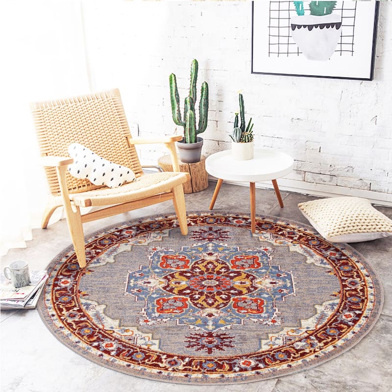 Santaria Cala Vintage Bordered Area Rug