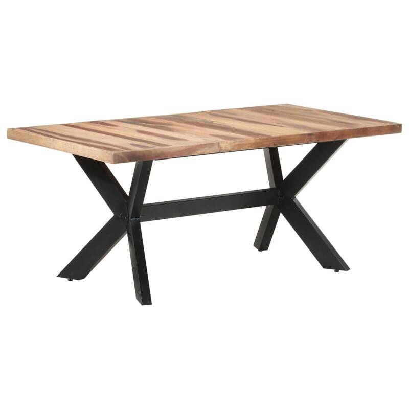 vidaXL Solid Wood Dining Table with Honey Finish Wooden Furniture Multi Sizes