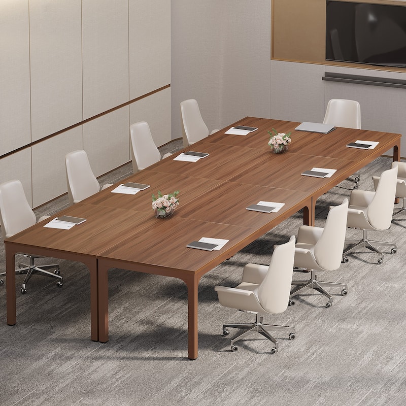 78.74" Large Rectangle Conference Table, Office Meeting/Seminar/Business Table Desk for Office Boardroom & Meeting Room