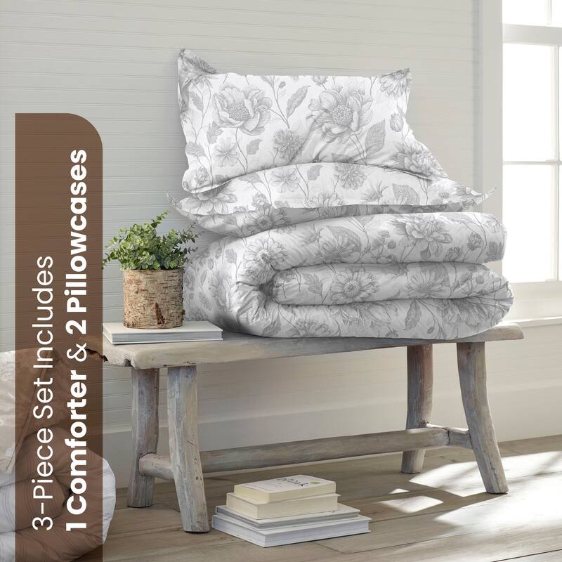 Martex EcoPure Comfort Wash Meadow Walk Comforter Set