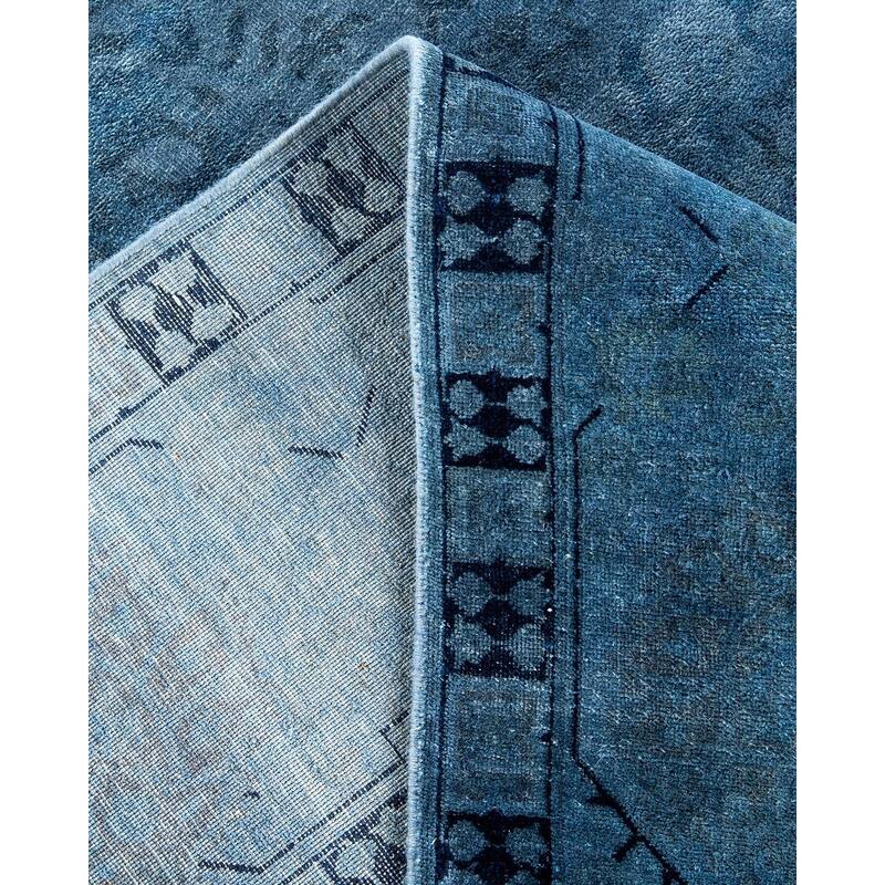 Vibrance, One-of-a-Kind Hand-Knotted Area Rug - Gray, 8' 10" x 12' 1" - 8' 10" x 12' 1"