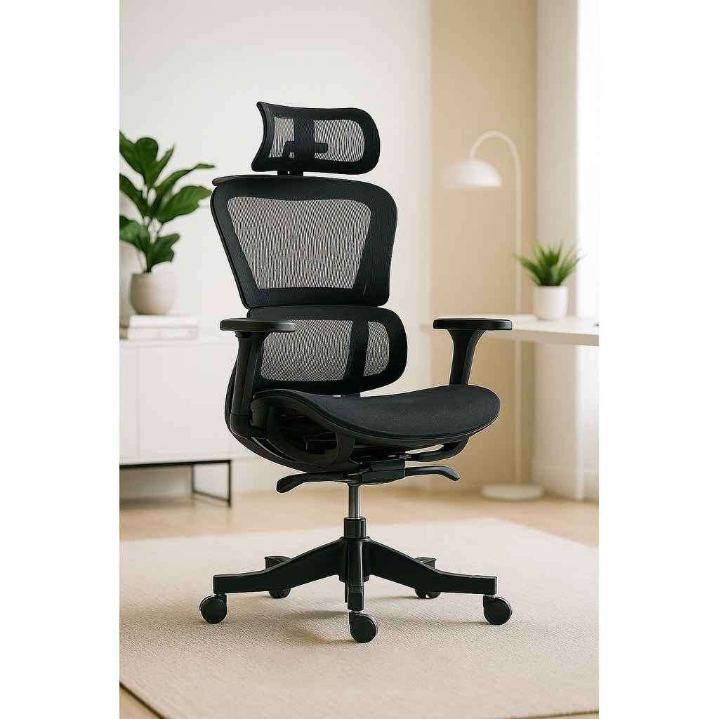 360°Swivel High Back Mesh Office Chair, Ergonomic Office Chair
