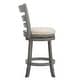 preview thumbnail 25 of 42, Verona Ladder Back Swivel Counter Height Stool by iNSPIRE Q Classic